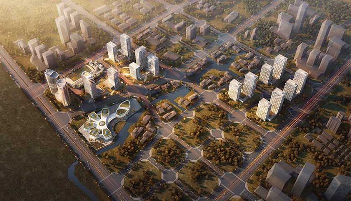 西安浐灞新区湾流大平层